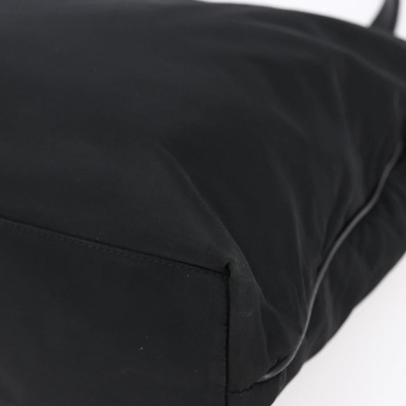 PRADA Tote Bag Nylon Black Auth 150438