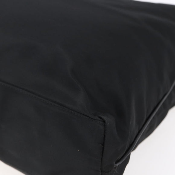 PRADA Tote Bag Nylon Black Auth 150438