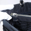 PRADA Tote Bag Nylon Black Auth 150438-20