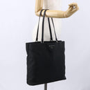 PRADA Tote Bag Nylon Black Auth 150438-26