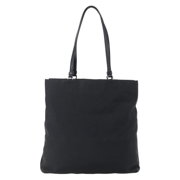 PRADA Tote Bag Nylon Black Auth 150438
