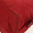 PRADA Backpack Nylon Red Silver Auth 150439V-19