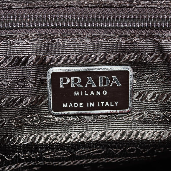 PRADA Backpack Nylon Red Silver Auth 150439V