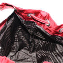 PRADA Backpack Nylon Red Silver Auth 150439V-28