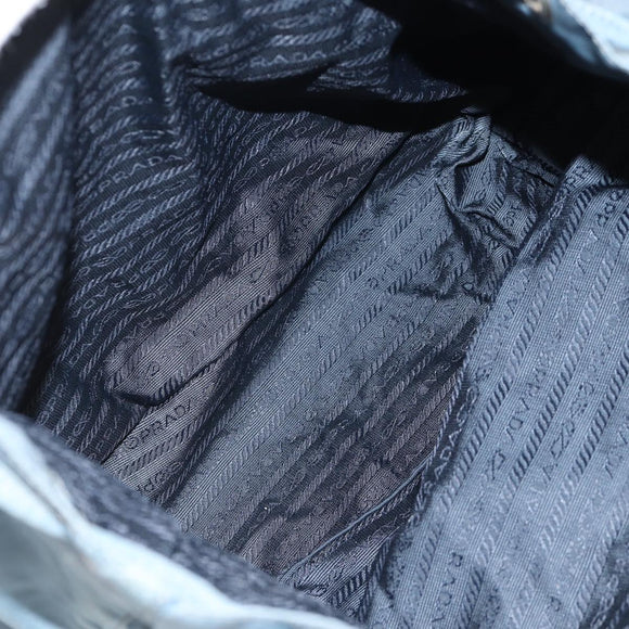 PRADA Backpack Nylon Light Blue Auth 150441