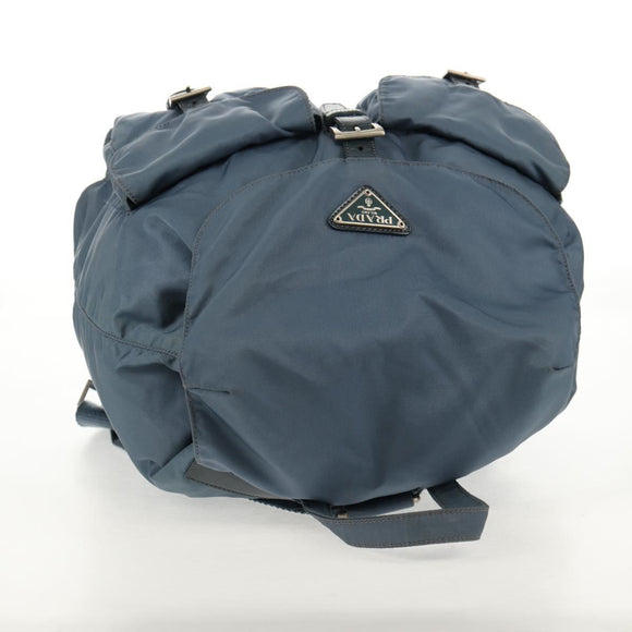 PRADA Backpack Nylon Light Blue Auth 150441