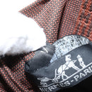 HERMES Pochette Her Line MM Shoulder Bag Canvas Brown Auth 150447-19