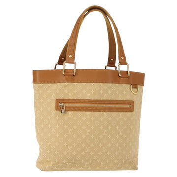 LOUIS VUITTON Monogram Mini Lucille GM Tote Bag Beige M92683 LV Auth 150454
