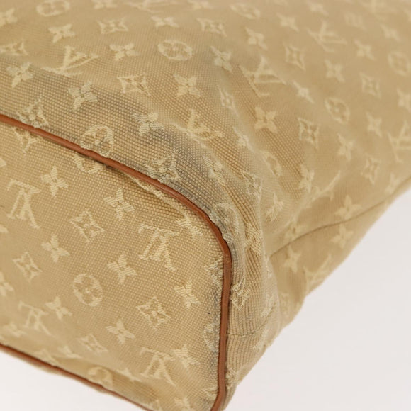 LOUIS VUITTON Monogram Mini Lucille GM Tote Bag Beige M92683 LV Auth 150454