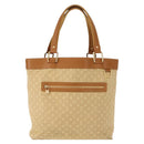 LOUIS VUITTON Monogram Mini Lucille GM Tote Bag Beige M92683 LV Auth 150454-13