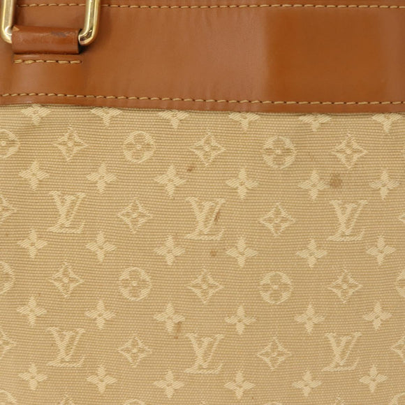 LOUIS VUITTON Monogram Mini Lucille GM Tote Bag Beige M92683 LV Auth 150454