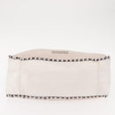 CHANEL Shoulder Bag Leather Pink Silver CC Auth 150457-6