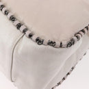 CHANEL Shoulder Bag Leather Pink Silver CC Auth 150457-12