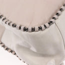 CHANEL Shoulder Bag Leather Pink Silver CC Auth 150457-13