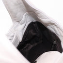 CHANEL Shoulder Bag Leather Pink Silver CC Auth 150457-19