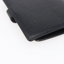 LOUIS VUITTON Epi Agenda PM Day Planner Cover Black R20052 LV Auth 150463-16