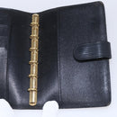 LOUIS VUITTON Epi Agenda PM Day Planner Cover Black R20052 LV Auth 150463-19