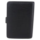 LOUIS VUITTON Epi Agenda PM Day Planner Cover Black R20052 LV Auth 150463-2