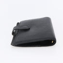 LOUIS VUITTON Epi Agenda PM Day Planner Cover Black R20052 LV Auth 150463-5