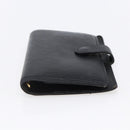 LOUIS VUITTON Epi Agenda PM Day Planner Cover Black R20052 LV Auth 150463-6
