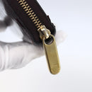 LOUIS VUITTON Vernis Rayure Zippy Wallet Long Wallet Amarante M91717 Auth 150468-8