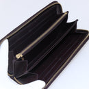 LOUIS VUITTON Vernis Rayure Zippy Wallet Long Wallet Amarante M91717 Auth 150468-9
