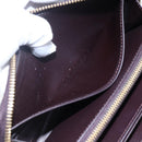 LOUIS VUITTON Vernis Rayure Zippy Wallet Long Wallet Amarante M91717 Auth 150468-17
