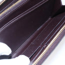 LOUIS VUITTON Vernis Rayure Zippy Wallet Long Wallet Amarante M91717 Auth 150468-20