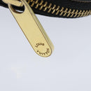 LOUIS VUITTON Multicolor Pochette Cosmetic Pouch Black M47355 LV Auth 150469V-8