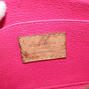 LOUIS VUITTON Multicolor Pochette Cosmetic Pouch Black M47355 LV Auth 150469V-9