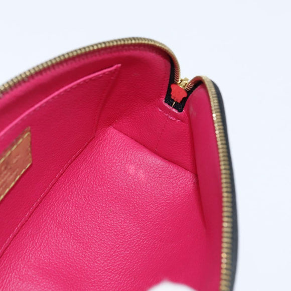 LOUIS VUITTON Multicolor Pochette Cosmetic Pouch Black M47355 LV Auth 150469V