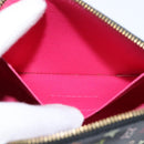 LOUIS VUITTON Multicolor Pochette Cosmetic Pouch Black M47355 LV Auth 150469V-11