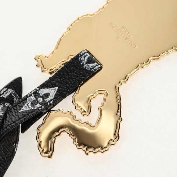 LOUIS VUITTON Catgram Flying Cat Bijoux Sac metal Gold MP2284 LV Auth 150470M