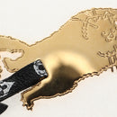 LOUIS VUITTON Catgram Flying Cat Bijoux Sac metal Gold MP2284 LV Auth 150470M-5