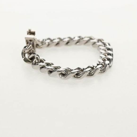 LOUIS VUITTON LV Chain Bracelet Bracelet metal Silver M0919L LV Auth 150471M