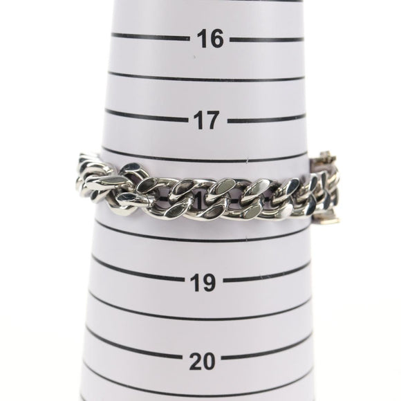 LOUIS VUITTON LV Chain Bracelet Bracelet metal Silver M0919L LV Auth 150471M