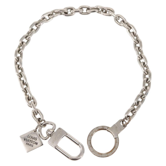 LOUIS VUITTON Chainne Anneau Cles Key Holder metal Silver M65076 LV Auth 150472