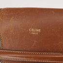 CELINE Triomphe Macadam Canvas Phone Pouch PVC Beige Auth 150473-15