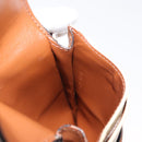 CELINE Triomphe Macadam Canvas Phone Pouch PVC Beige Auth 150473-18