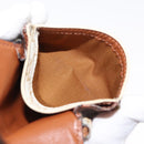 CELINE Triomphe Macadam Canvas Phone Pouch PVC Beige Auth 150473-19