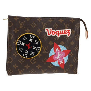 LOUIS VUITTON Monogram Poche Toilette 26 Pouch M43997 LV Auth 150474M