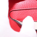 Chloe Hand Bag Straw Leather Beige Red Auth 150475-11