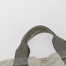 HERMES Fourre Tout Hand Bag Canvas 2 Set Gray Auth 150478-6