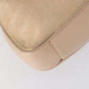 GUCCI Bamboo Hand Bag Leather 2way Beige Gold 001 1014 1638 Auth 150479-10