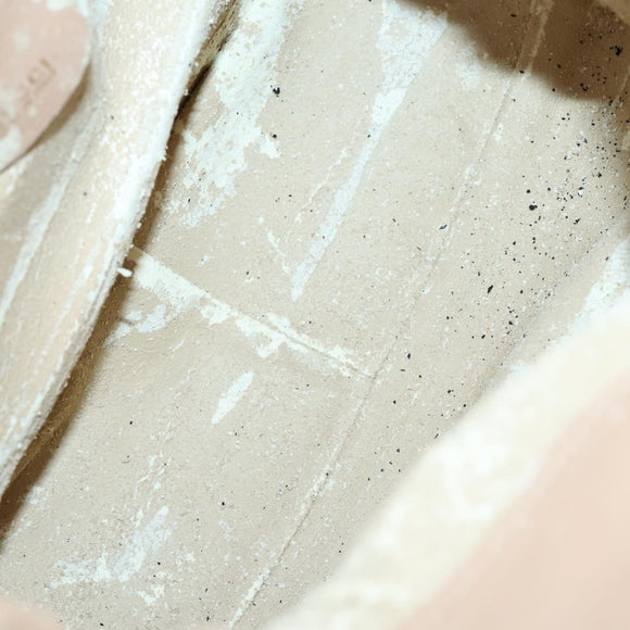 GUCCI Bamboo Hand Bag Leather 2way Beige Gold 001 1014 1638 Auth 150479