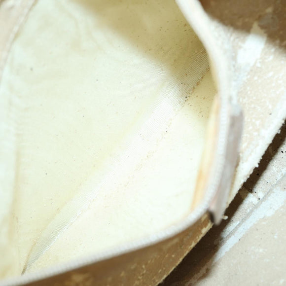 GUCCI Bamboo Hand Bag Leather 2way Beige Gold 001 1014 1638 Auth 150479