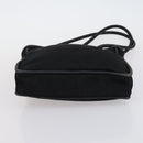 Salvatore Ferragamo Celine Hand Bag Nylon Leather 2 Set Black Auth 150480-16