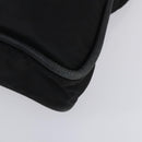 Salvatore Ferragamo Celine Hand Bag Nylon Leather 2 Set Black Auth 150480-17