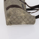 GUCCI GG Canvas Shoulder Bag Leather 3 Set Beige Black Auth 150481-11