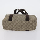 GUCCI GG Canvas Shoulder Bag Leather 3 Set Beige Black Auth 150481-14